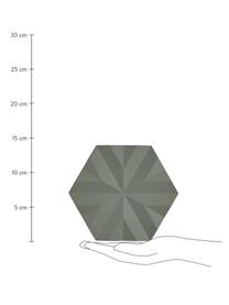 Topfuntersetzer Ori in Olivgrün, 2 Stück, Silikon, Olivgrün, 14 x 16 cm