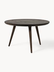 Ręcznie wykonany okrągły stolik kawowy z drewna dębowego Accent, Drewno dębowe

Ten produkt jest wykonany z drewna pochodzącego ze zrównoważonych upraw, które posiada certyfikat FSC®, Drewno dębowe lakierowane na ciemnobrązowo, Ø 70 x W 42 cm