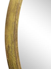 Ronde wandspiegel Prado met messingkleurige metalen lijst, Lijst: vermessingd metaal, Messingkleurig, B 55 cm