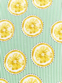 Theedoekenset Lemon, 2-delig, 100% katoen, Geel, wit, groen, 40 x 60 cm