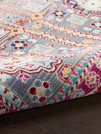 Tapis Vintage Kashan, Bleu, rose vif, larg. 121 x long. 173 cm (taille S)