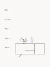 Lámpara de mesa LED de porcelana de diseño Robot, Lámpara: porcelana, Cable: plástico, Blanco, An 21 x Al 41 cm