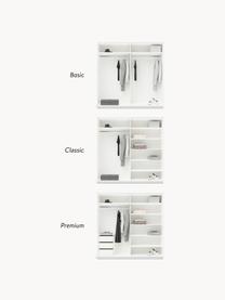 Modularer Schwebetürenschrank Simone, 200 cm Breite, mehrere Varianten, Korpus: Spanplatte, melaminbeschi, Holz, Hellbeige, Basic Interior, B 200 x H 200 cm