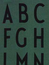 Utierka s dizajnovými písmenami Classic, 2 ks, Zelená, čierna
