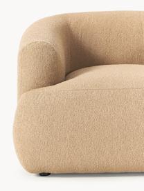 Bouclé fauteuil Sofia, Bekleding: bouclé (100% polyester) M, Frame: sparrenhout, FSC-gecertif, Poten: kunststof, Bouclé beige, B 97 x D 84 cm