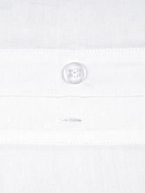 Housse de couette en satin de coton Comfort, Blanc, larg. 240 x long. 220 cm