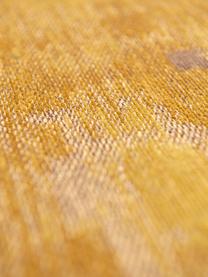 Tapis avec motif abstrait Rialto, 100 % polyester, Ocre, jaune moutarde, larg. 80 x long. 150 cm (taille XS)