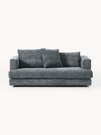 Sofa Tribeca (2-Sitzer), Bezug: 100 % Polyester Der strap, Gestell: Buchenholz, Kiefernholz, , Füße: Kiefernholz Dieses Produk, Webstoff Graublau, B 185 x T 104 cm