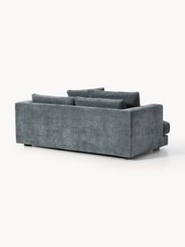 Sofa Tribeca (2-Sitzer), Bezug: 100 % Polyester Der strap, Gestell: Buchenholz, Kiefernholz, , Webstoff Graublau, B 185 x T 104 cm