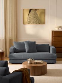 Sofa Tribeca (2-Sitzer), Bezug: 100 % Polyester Der strap, Gestell: Buchenholz, Kiefernholz, , Füße: Kiefernholz Dieses Produk, Webstoff Graublau, B 185 x T 104 cm