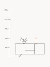 Lampada da tavolo portatile a LED luce regolabile da esterno con funzione touch Lola, Paralume: polipropilene, Bianco, rosa, Ø 11 x Alt. 32 cm