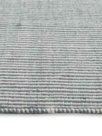 Alfombra artesanal de lana Ajo, Gris azulado, crema, An 200 x L 300 cm (Tamaño L)