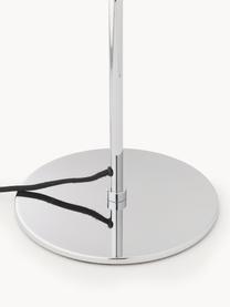 Stolní lampa Kali, Bílá, odstíny chromu, Ø 35 cm, V 40 cm