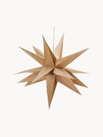 Windlicht Star, Hout, Licht hout, Ø 55 cm