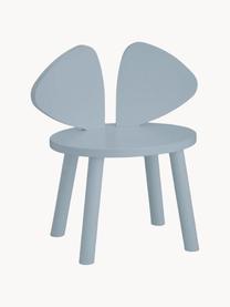 Silla infantil de madera Mouse, Chapa de madera de abedul pintada

Este producto está hecho de madera de origen sostenible y con certificación FSC®., Azul claro, An 43 x F 28 cm