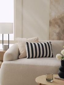 Poszewka na poduszkę Timon, 100% bawełna, Czarny, biały, S 30 x D 50 cm