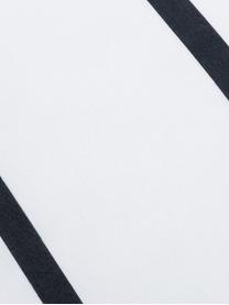 Parure copripiumino reversibile in cotone Blush, Cotone, Bianco, nero, rosa, 200 x 200 cm + 2 federe 50 x 80 cm