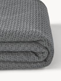 Vaflová deka Levana, 100 % bavlna

Materiál použitý v tomto produkte bol testovaný na škodlivé látky a certifikovaný podľa OEKO-TEX Standard 100 – Textile by OEKO-TEX® , CITEVE, 5763CIT., Tmavosivá, Š 180 x D 250 cm