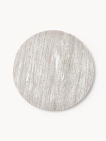 Deko-Servierplatte Como aus Marmor, Marmor, Beige, marmoriert, Ø 35 x H 2 cm