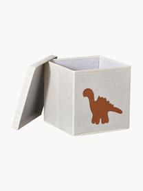 Boîte de rangement Premium, Beige clair, dinosaure, larg. 30 x prof. 30 cm