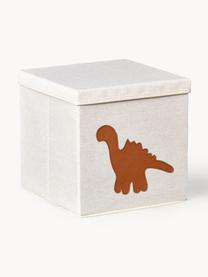 Aufbewahrungsbox Premium, Hellbeige, Dinosaurier, B 30 x T 30 cm