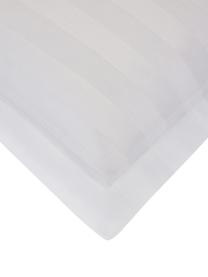 Funda nórdica de satén Willa, Blanco, Cama 150/160 cm (240 x 220 cm)