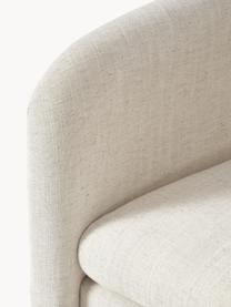 Fauteuil Mairo, Bekleding: 54% polyester, 36% viscos, Frame: massief grenenhout, FSC-g, Geweven stof lichtbeige, B 62 x H 77 cm