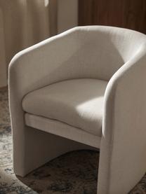 Sillón Mairo, Tapizado: 54% poliéster, 36% viscos, Estructura: madera de pino maciza con, Tejido beige claro, An 62 x Al 77 cm