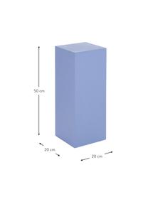 Holz-Dekosäule Smash, Mitteldichte Holzfaserplatte (MDF), Blau, B 20 x H 50 cm