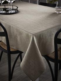 Mantel de lino Heddie, 100% lino, Beige, De 4 a 6 comensales (An 145 x L 200 cm)