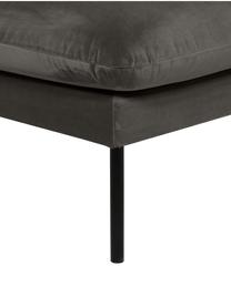 Sofa-Hocker Moby aus Samt, Bezug: Samt (Hochwertiger Polyes, Gestell: Massives Kiefernholz, FSC, Samt Taupe, B 78 x T 78 cm