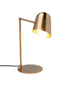 Große Design Schreibtischlampe Clive, Lampenschirm: Stahl, vermessingt, Lampenfuß: Stahl, vermessingt, Messingfarben, 27 x 56 cm