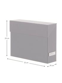 Portadocumenti Lovisa 13 pz, Organizer: solido, cartone laminato, Grigio, Larg. 33 x Alt. 24 cm