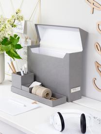 Portadocumenti Lovisa 13 pz, Organizer: solido, cartone laminato, Grigio, Larg. 33 x Alt. 24 cm