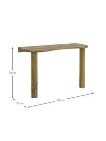 Konzolový stolík z mangové dreva Grow, Mangové drevo, Mangové drevo, Š 120 x V 75 cm