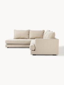 Ecksofa Tribeca, Bezug: 100 % Polyester Der hochw, Gestell: Massives Kiefernholz, FSC, Webstoff Beige, B 274 x T 192 cm, Eckteil rechts