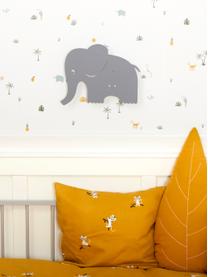 Aplique Elephant, Lámpara: acero con pintura en polv, Cable: plástico, Gris, An 29 x Al 23 cm
