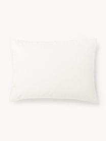 Taie d'oreiller en percale de coton Arabella, Tons bruns, blanc crème, larg. 50 x long. 70 cm