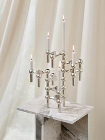 Tenké stolní svíčky Stoff Nagel, 12 ks, Parafínový vosk, Světle šedá, Ø 1 cm, V 18 cm