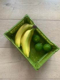 Caja plegable apilable Olive, pequeña, Plástico, Verde oliva, An 27 x Al 11 cm