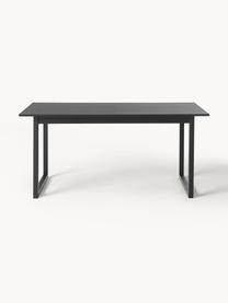 Mesa de comedor extensible Calla, tamaños diferentes, Tablero: fibra de densidad media (, Patas: madera de roble maciza la, Madera de roble pintada en negro, An 120-160 x F 90 cm