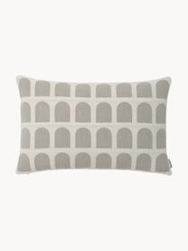 Housse de coussin 60x60 en coton Arch, Coton, Beige, blanc cassé, larg. 40 x long. 60 cm