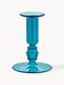 Kerzenhalter Ombre Flash, Glas, Türkis, Ø  10 x H 12 cm