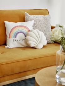 Federa arredo design Kera Till Rainbow, Cotone, Bianco, multicolore, Larg. 40 x Lung. 40 cm