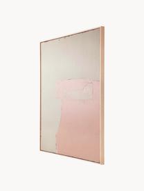 Gerahmtes Leinwandbild Olivia, Bild: Leinwand, Farbe, Rahmen: Eschenholz, Altrosa, Hellbeige, B 100 x H 120 cm