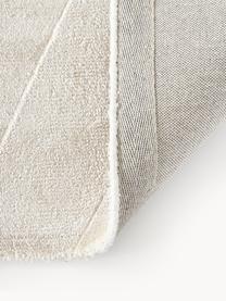 Ručně tkaný viskózový koberec Alice, 100 % viskóza, Krémově bílá, Š 120 cm, D 180 cm (velikost S)
