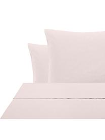 Biancheria da letto in cotone percalle rosa Elsie, Rosa chiaro, 240 x 300 cm + 2 federe 50 x 80 cm