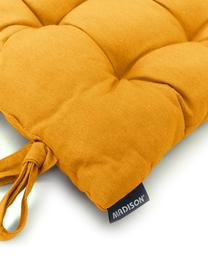 Cuscino sedia giallo Panama, Rivestimento: 50% cotone, 45% poliester, Giallo, Larg. 45 x Lung. 45 cm