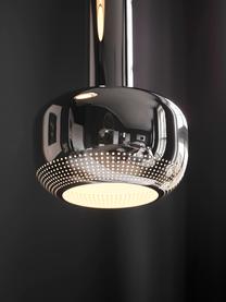 Kleine hanglamp VL 56, Lamp: verchroomd aluminium, Zilverkleurig, Ø 18 x H 36 cm