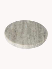 Podstawka z marmuru o wyglądzie trawetynu Callum, 4 szt., Marmur, Beżowy, marmurowy, Ø 10 x W 1 cm
